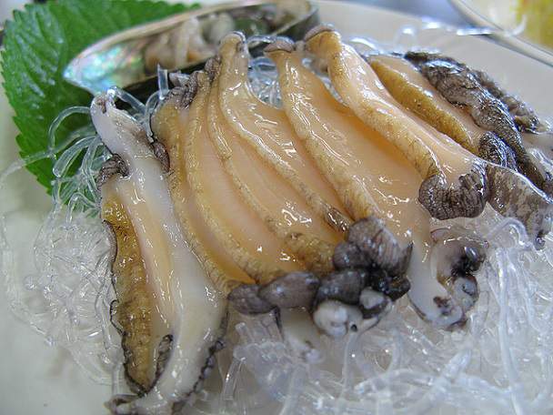 Abalone sushi
