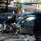 accident bmw tramvai piata unirii