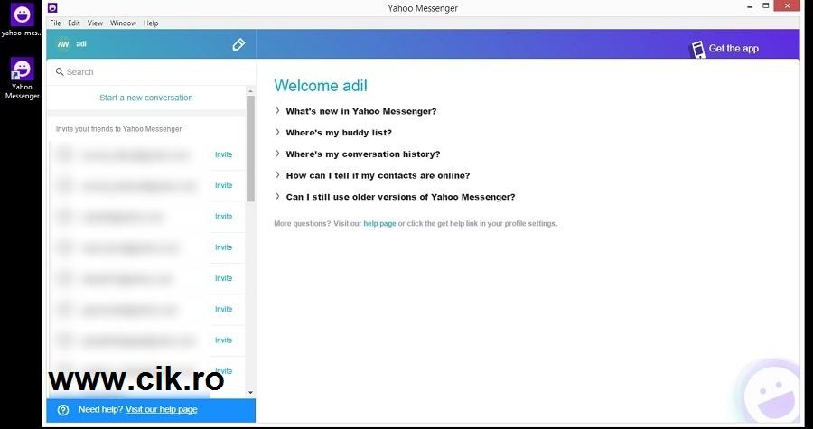 yahoo messenger login