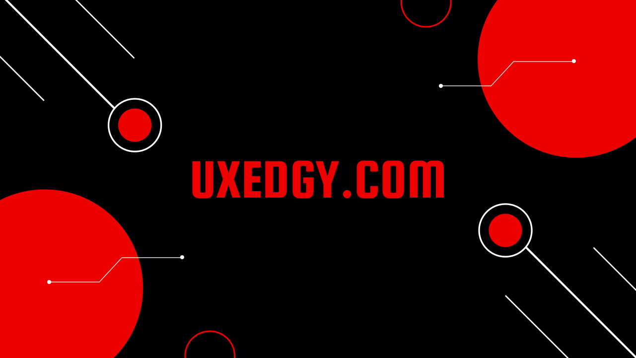 An Edgy domain name for an UX business
